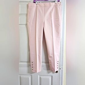 NWT Talbots Chantam Ankle Pants- Button Hem
